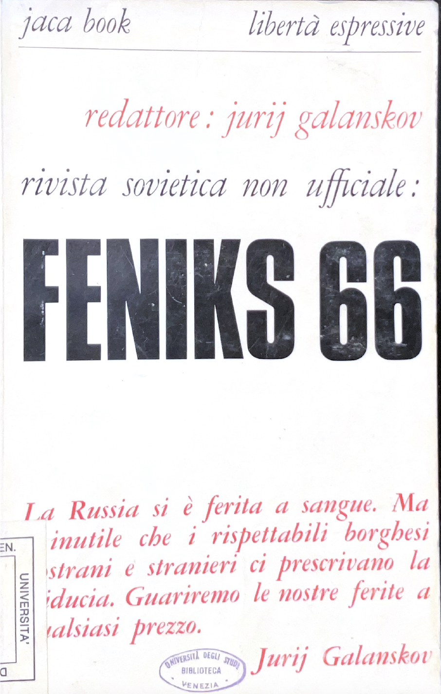 Feniks '66: rivista sovietica non ufficiale
