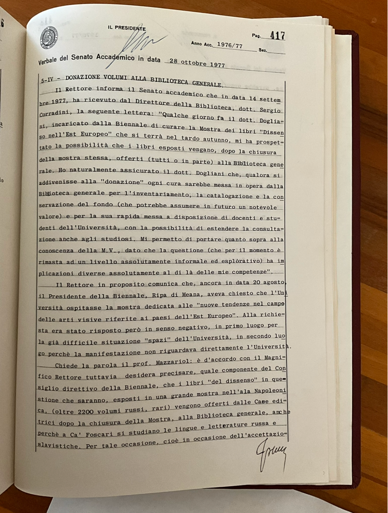 Minutes of the Academic Senate, 1977